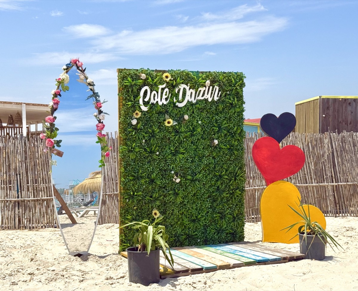 Mur de fleurs pour vos photos souvenirs